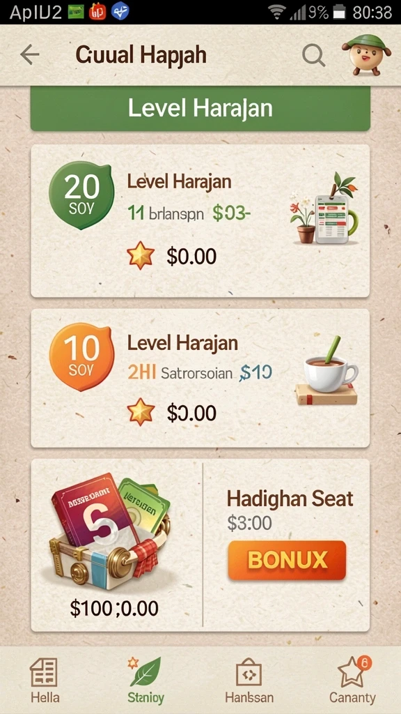 Tampilan antarmuka yang user-friendly dan menarik.
