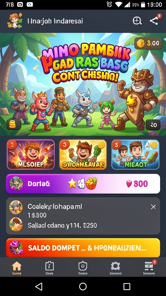 Grafik permainan yang menarik dan memukau.