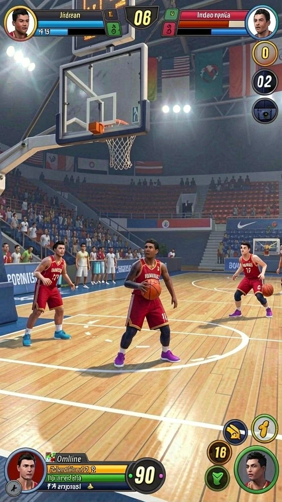 Tangkapan layar menampilkan antarmuka utama game dengan grafis yang memukau.