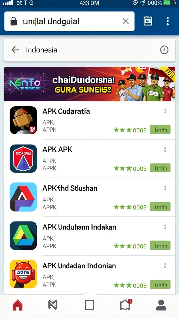Antarmuka level yang memberikan tantangan seru.
