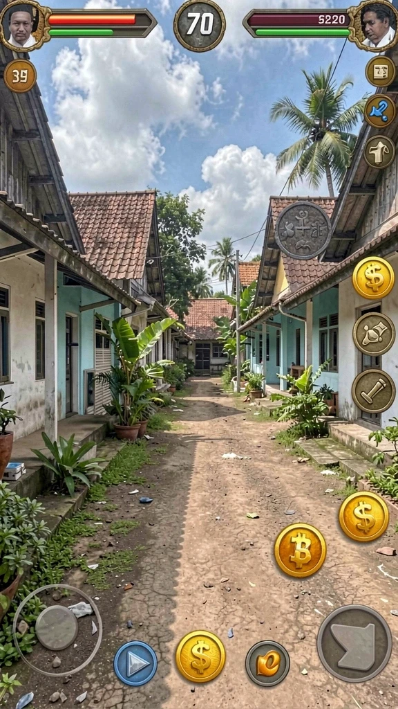 Screenshot menampilkan grafis yang mempesona dalam game.