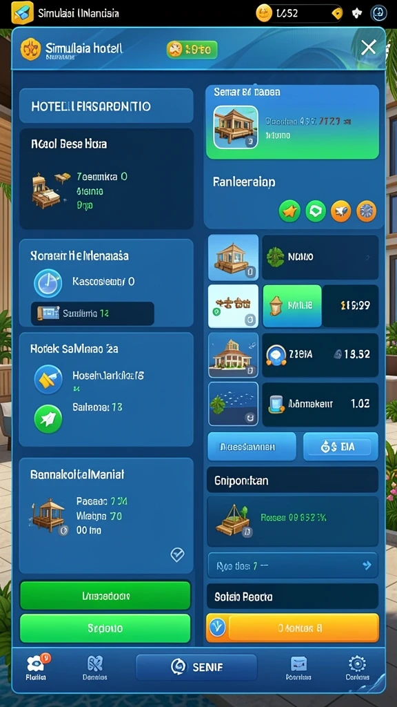 Karakter dengan desain yang unik dan ceria.