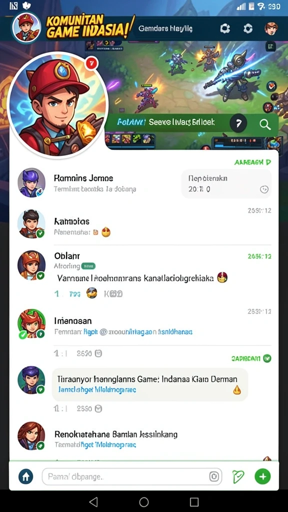 Tampilan awal yang menarik dan intuitif.