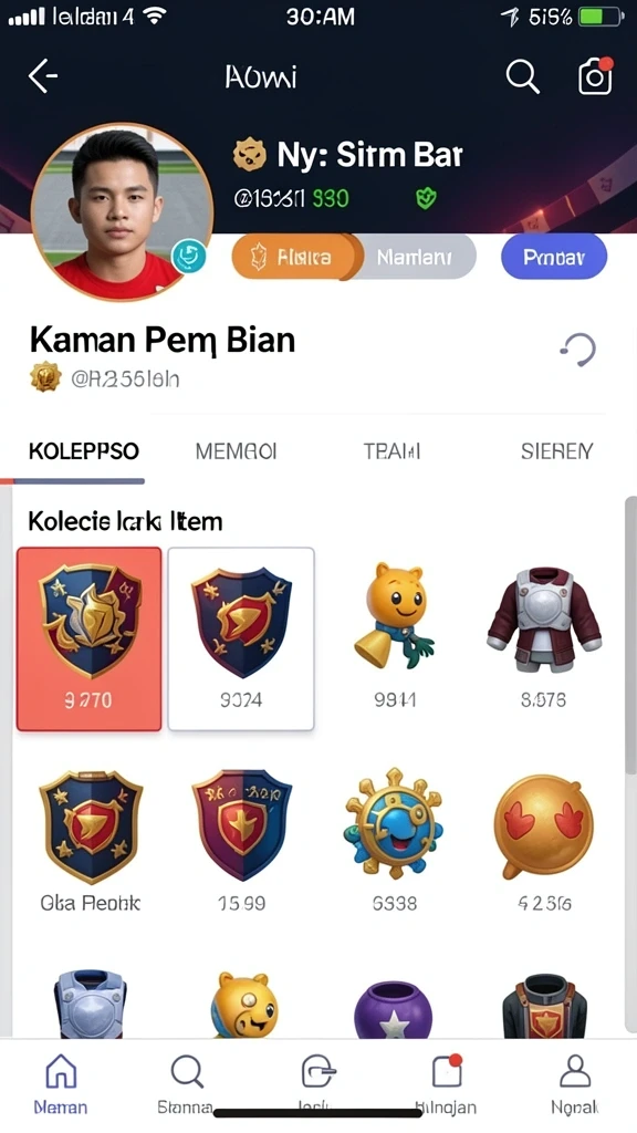 Tampilan antarmuka yang user-friendly dan menarik.