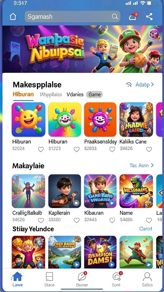 Karakter-karakter unik dengan kemampuan khusus.