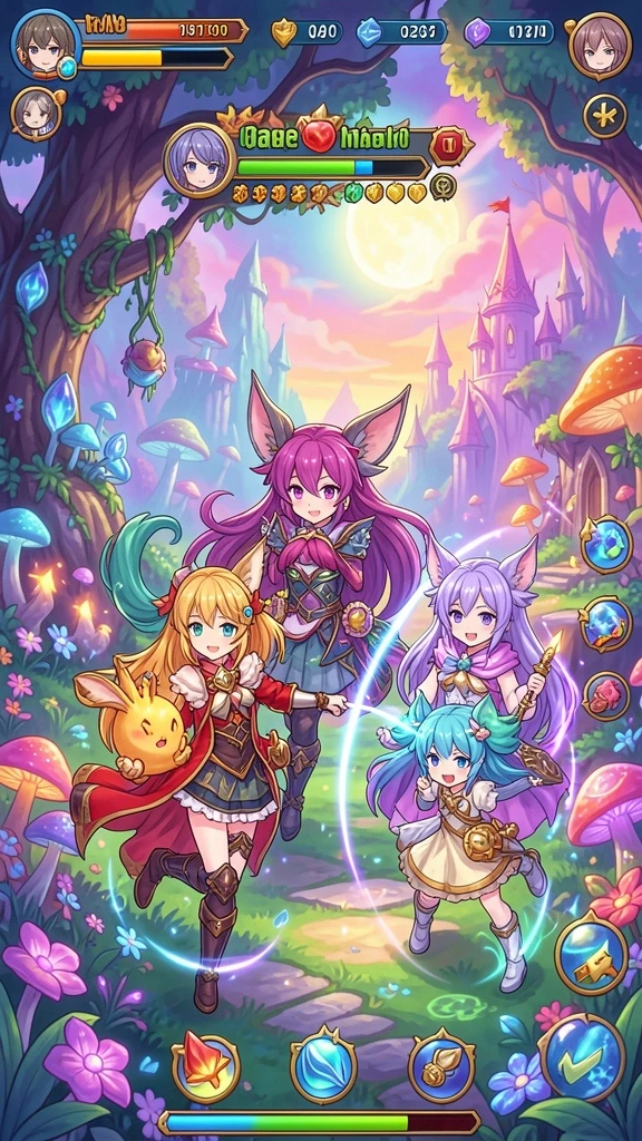 Screenshot dari level terbaru dengan tantangan menarik.