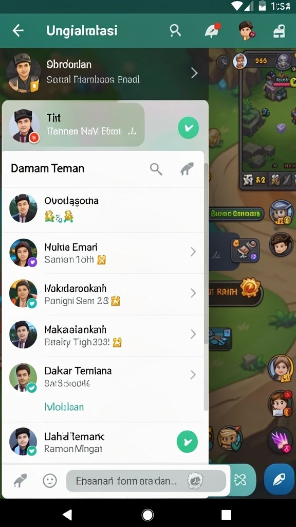 Tangkapan layar menunjukkan karakter utama dalam aksi.