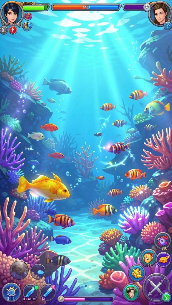 Fitur multiplayer yang memungkinkan bermain bersama teman.