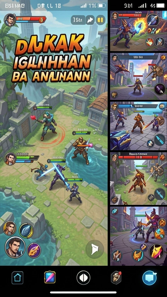 Mode multiplayer saat bermain dengan teman.