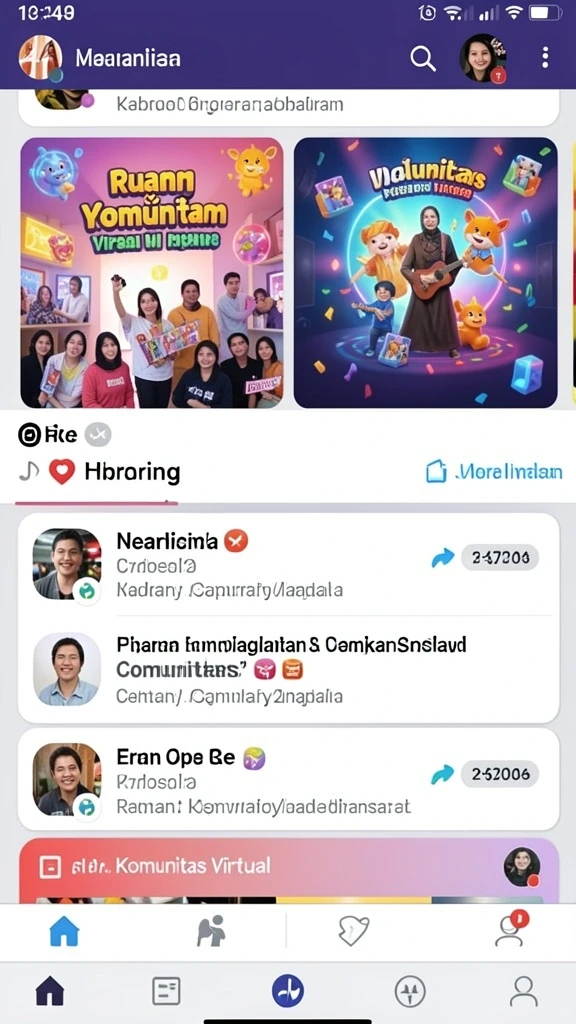 Tampilan antarmuka yang bersih dan menarik.
