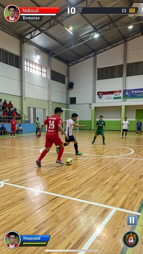 Antarmuka pengguna yang simple dan menarik perhatian.
