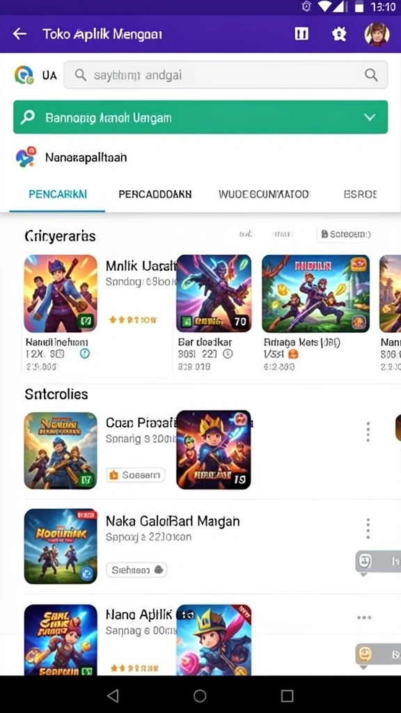 Tampilan antarmuka yang menarik dan intuitif.