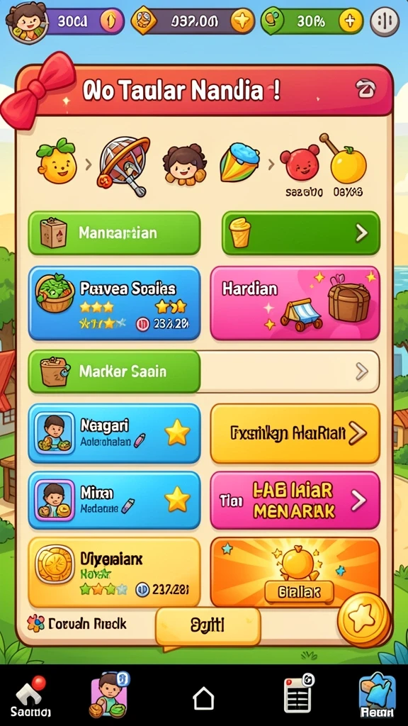 Karakter unik dengan skill yang beragam.