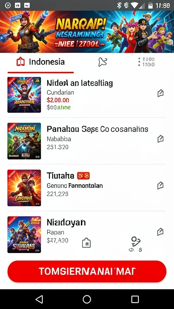 Berbagai tema slot yang menghibur.