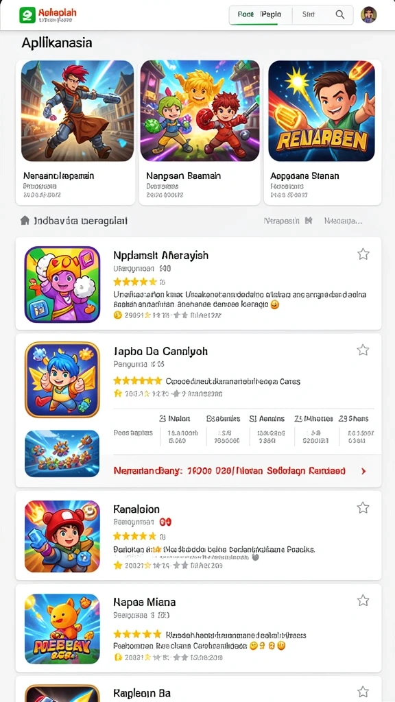 Sistem rewards yang membuat permainan semakin menarik.