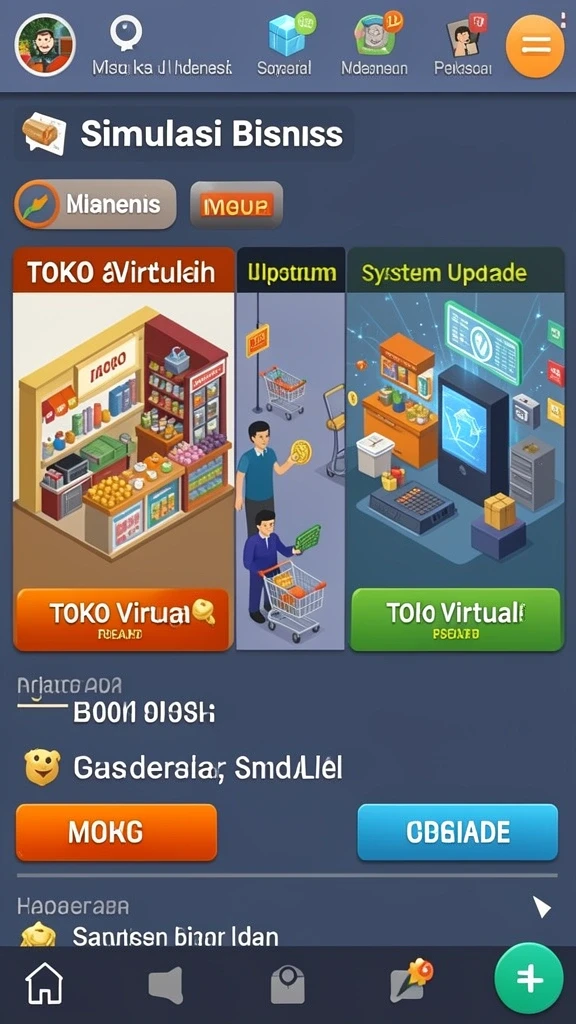 Mode multiplayer memungkinkan pemain bersaing secara real-time.
