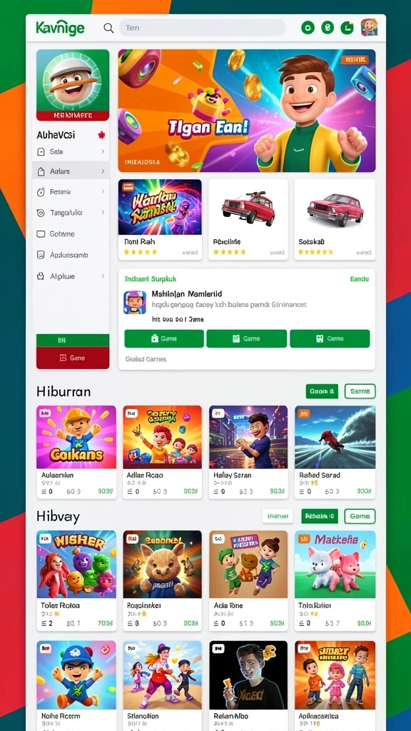 Screenshot menampilkan karakter utama dalam aksi.