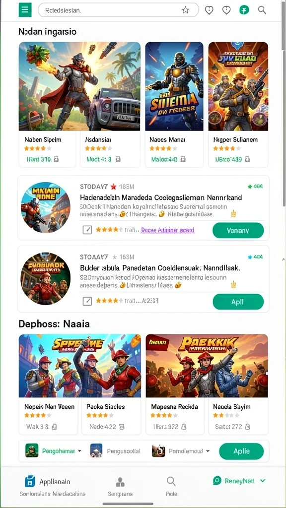 Tampilan grafik yang menakjubkan dari SARANG777.