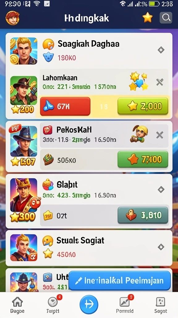 Mode permainan yang seru dan menantang.