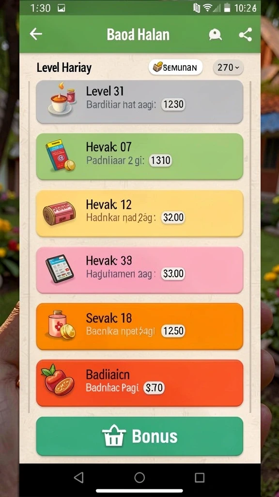 Beragam pilihan mesin slot dengan tema unik.