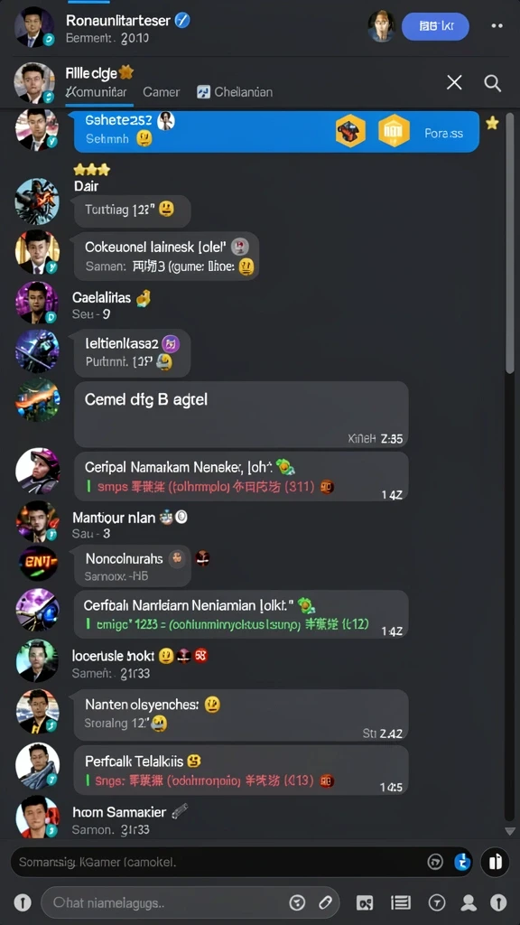 Tampilan menu utama yang menarik dan mudah dinavigasi.