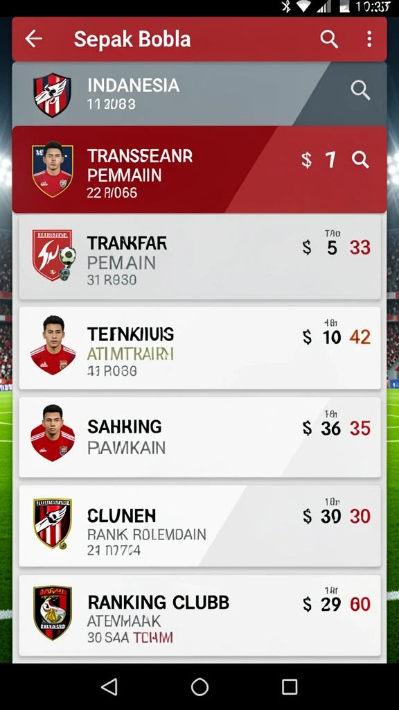 Beragam tema permainan untuk dipilih.